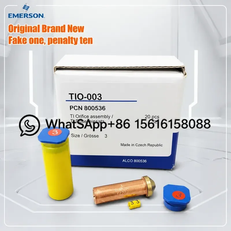 Original Emerson Expansion Valve Spool TIO-003 800535 800536 800537 800539  8005333  800534  800538   800532