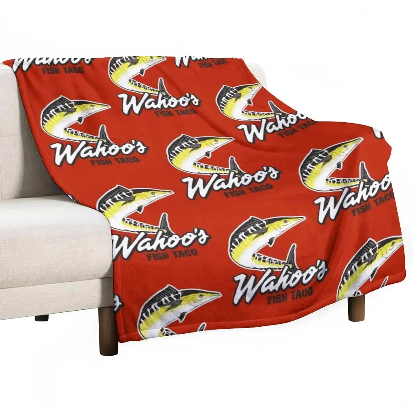 Wahoo's Fish Taco Resto Throw Blanket Moving warm for winter christmas decoration Blankets