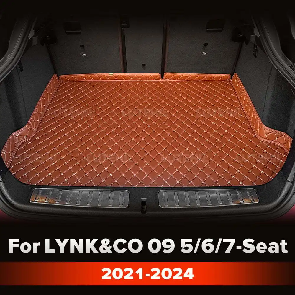 

Для LYNK & CO 09 5/6/7-Seat 2021-2024 индивидуальный коврик для багажника автомобиля, антигрязная накладка, защитный коврик, вкладыш для багажника, авто аксессуары для интерьера