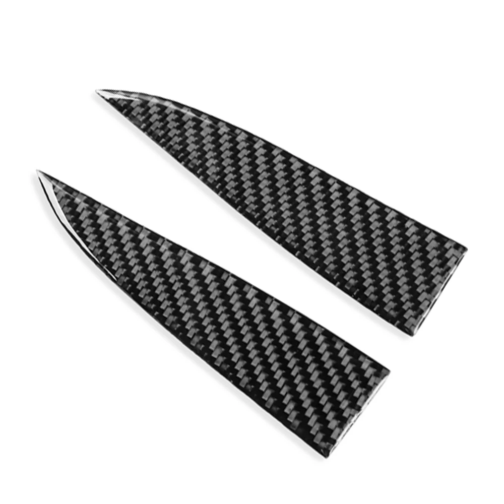 ABS Carbon Fiber Main Driving Horn Loudspeaker Cover Trim Sticker for Tesla Model Y 2020-2023 Car Trumpet Panel Accessories