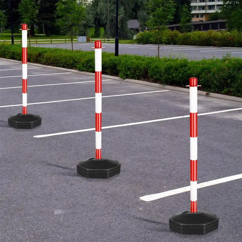 Traffic Warning Column Crossing Sign Traffic Pile Reflective Movable Adjustable Safety Barriers Warning Column for Construction