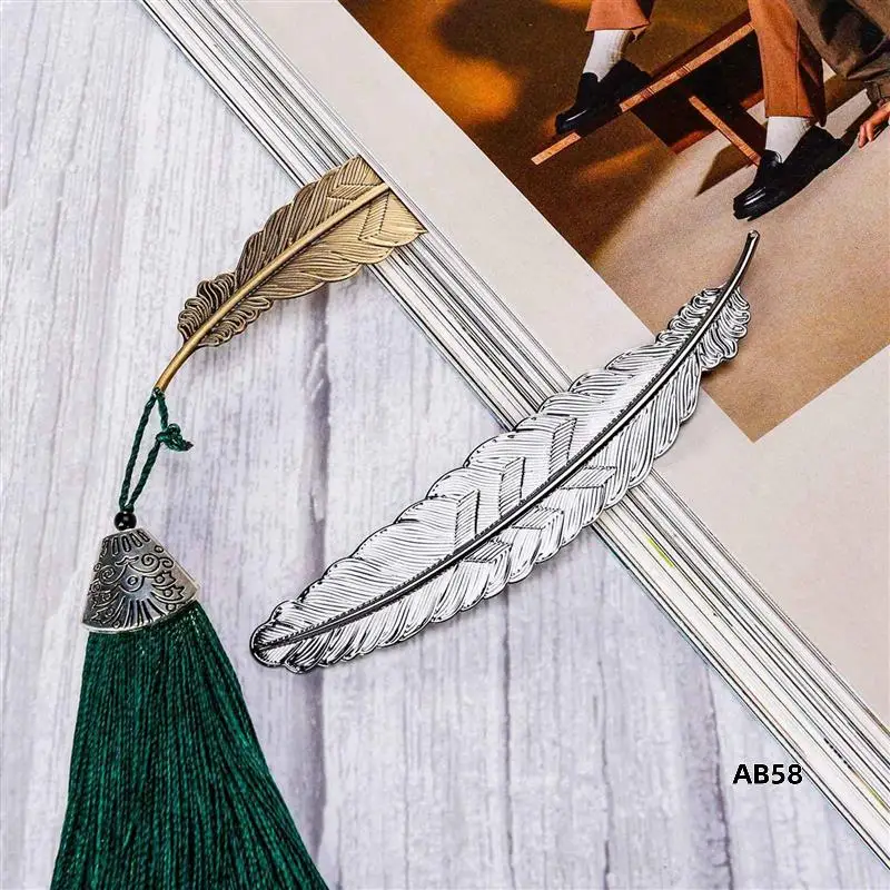 81 Pieces Of Metal Bookmarks Feather Bookmarks Feather Bookmarks For Students