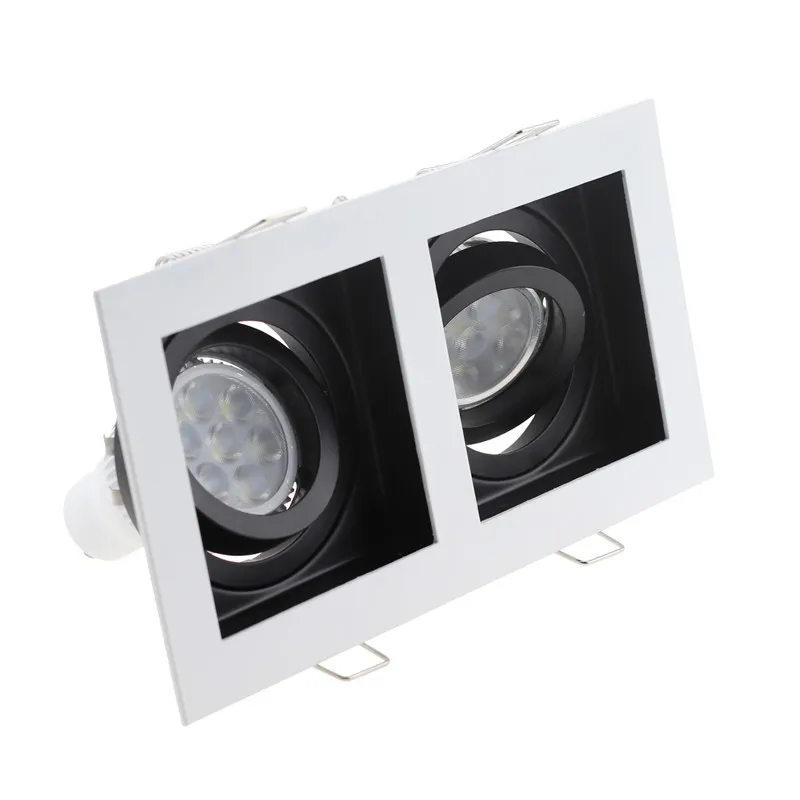 Embutido montado LED Downlight, Substitua Downlight, Branco e Preto, Best-seller, GU10