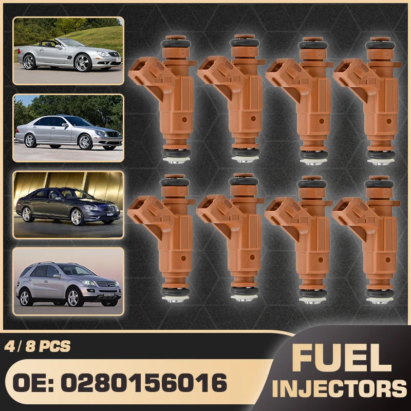 

Engine Fuel Injectors Nozzle For Mercedes-Benz R500 S350 S430 S500 SL500 2000-2006 0280156016 A1130780249 M1135 Car Accessories