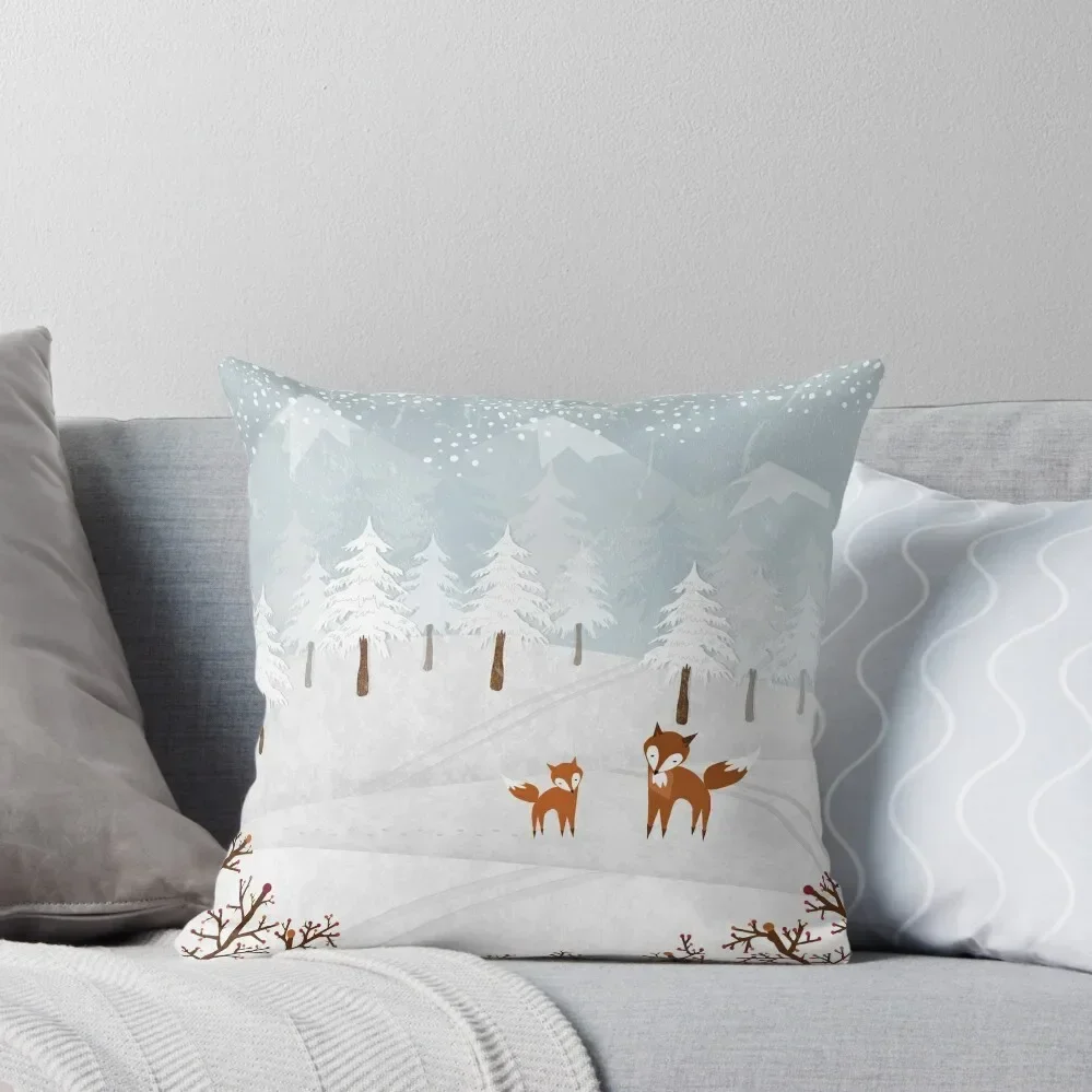 Snowstorm Throw Pillow Pillowcases Bed Cushions Cushion Covers For Living Room pillow