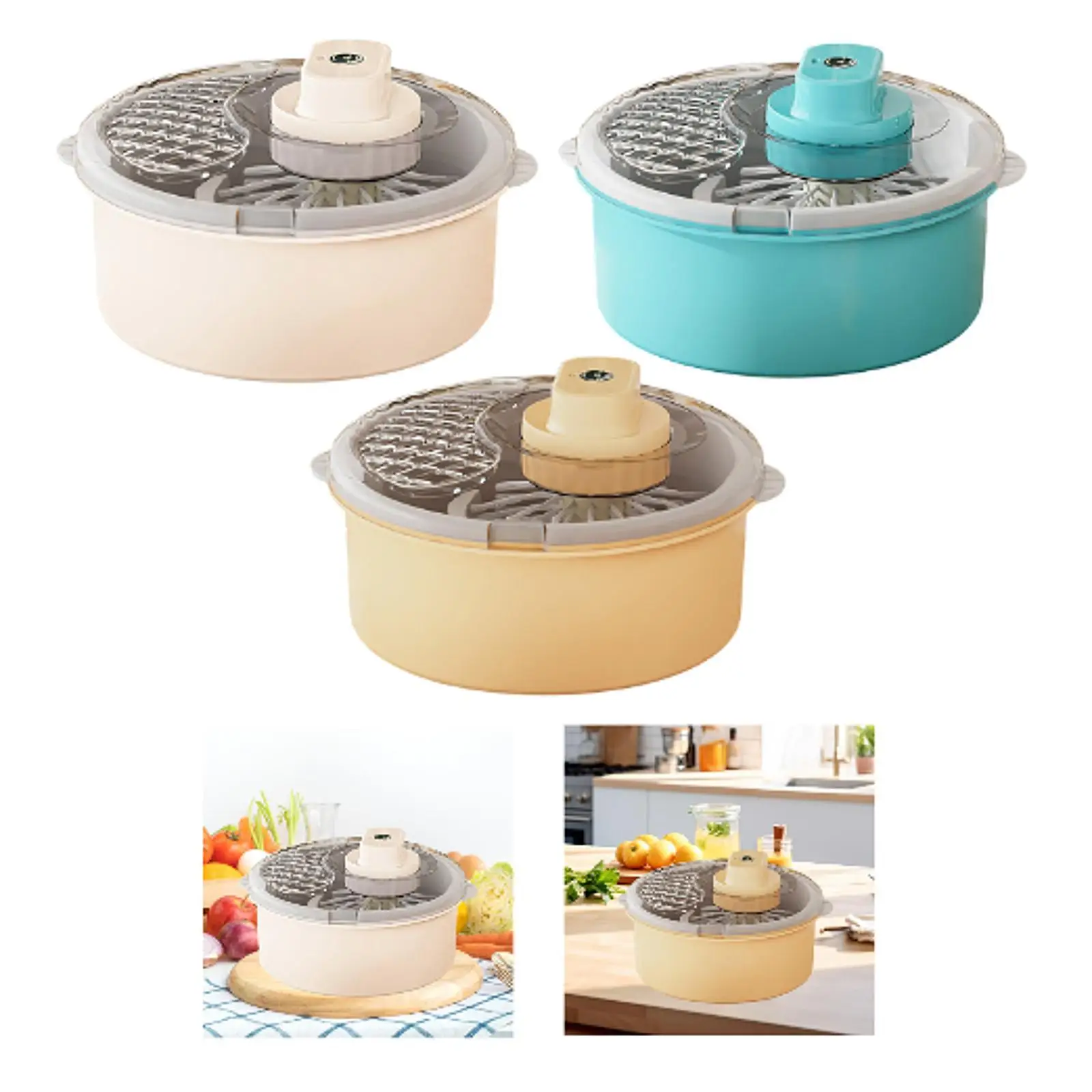 مجفف السلطة الكهربائية أداة صنع السلطة المنزل المغربل الخس مجفف الخضار