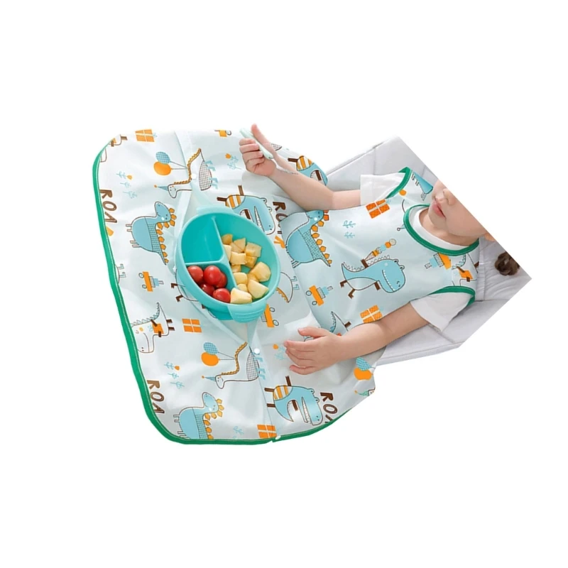 Toddler Smock Spill Proof Toddlers Feeding Bibs for Indoor & Outdoor Use Gift Drop shipping