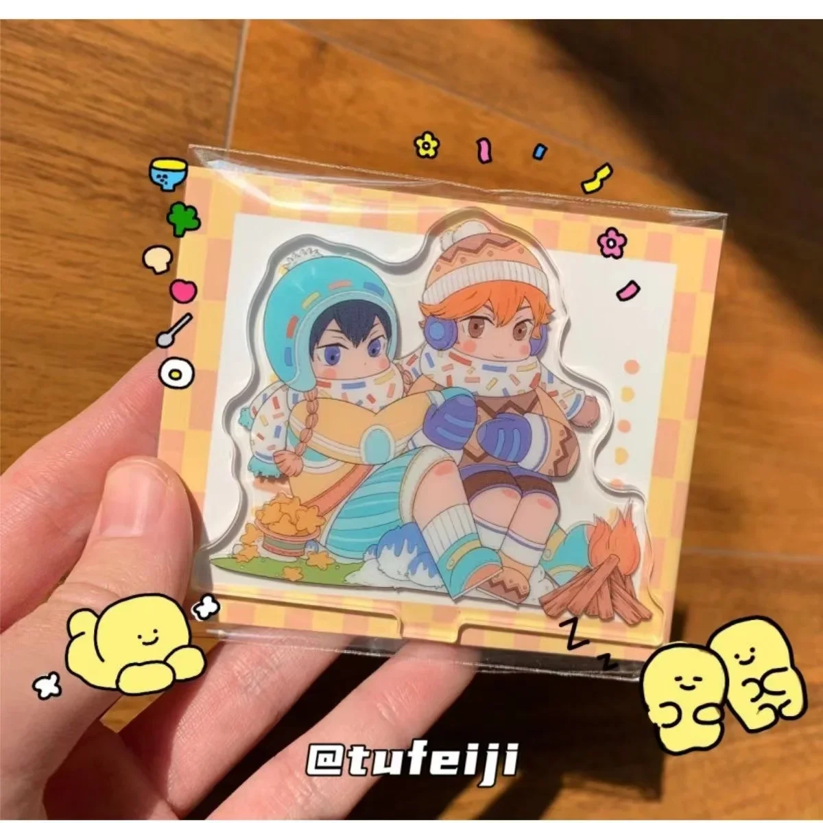 하이큐 애니메이션 게임!! 쇼요 히나타 코즈메 켄마 코스프레 귀여운 책상 장식, 아크릴 스탠딩 사인 장식, 만화 생일 크리스마스 선물