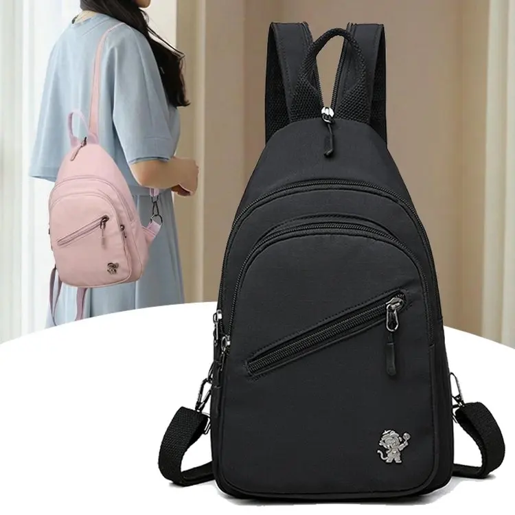 

Лето 2025 359, модный универсальный повседневный простой пригородный рюкзак большой вместимости, небольшой многофункциональный модный рюкзак