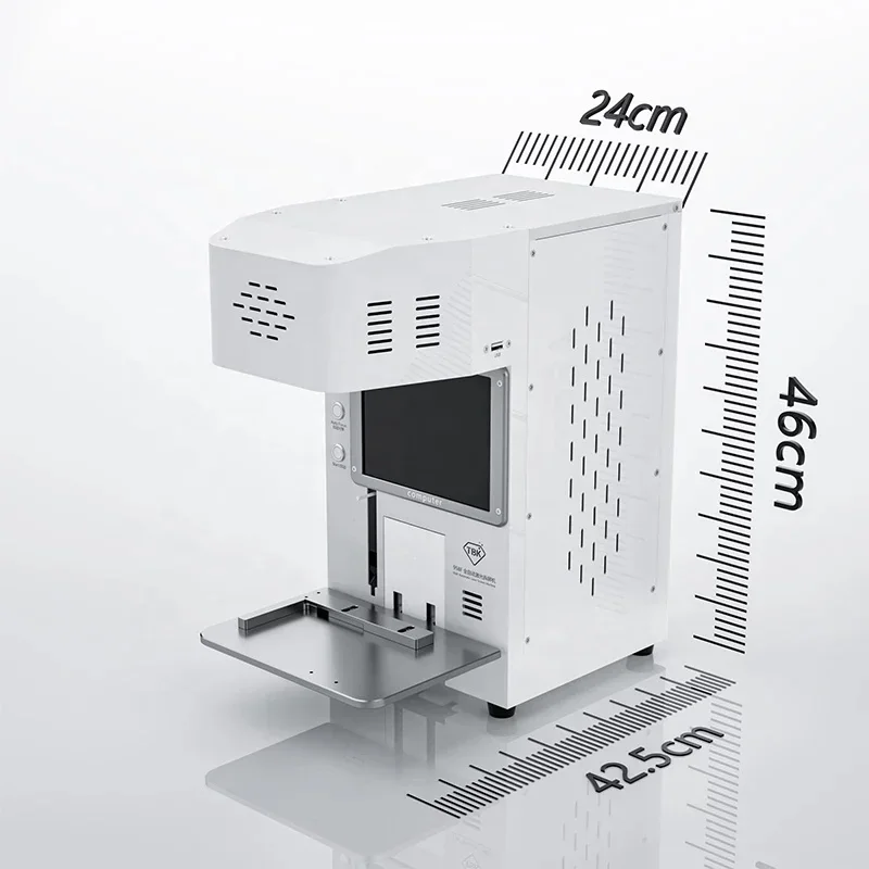 Original Newest Model 20W TBK 958F Marking Machine with Automatic Positioning Mold Engine as Core Component