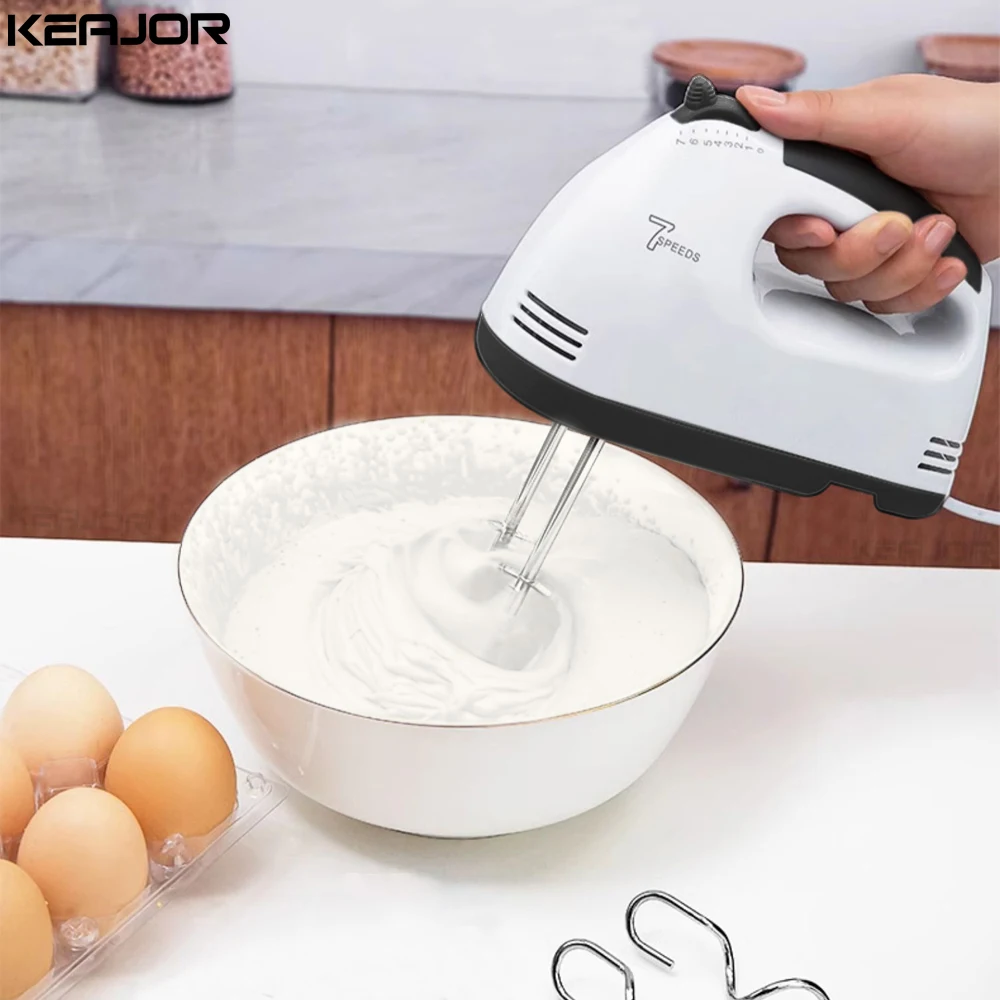 Electric Milk Frother Handheld Electric Egg Beater Household Automatic Mixer for Coffee Cappuccino Cream Egg White Milk Blender