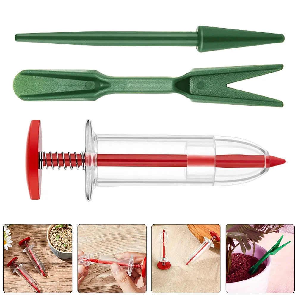 1Set Seed Spreader Mini Seeder Handheld Seed Planter Tool Portable Gardening Accessories for Precise Sowing Efficient Planting