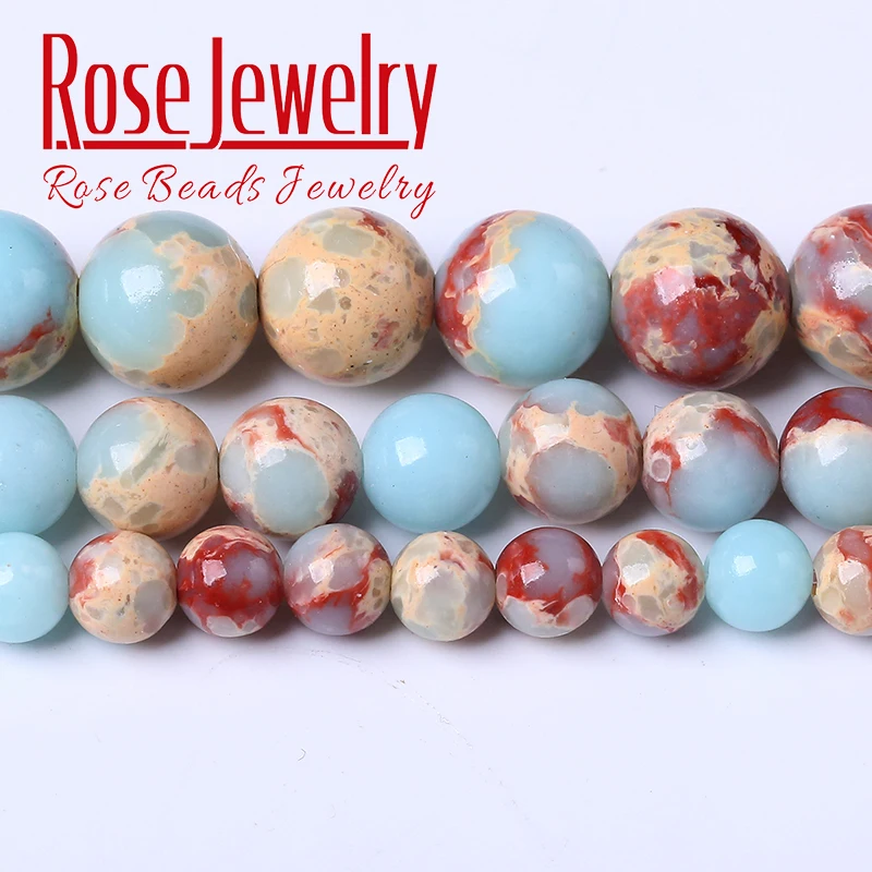 Een + Natuurlijke Levensduur Berg Stenen Kralen Voor Sieraden Maken Ronde Losse Spacers Kralen Diy Armbanden Kettingen 4 6 8 10 12Mm 15