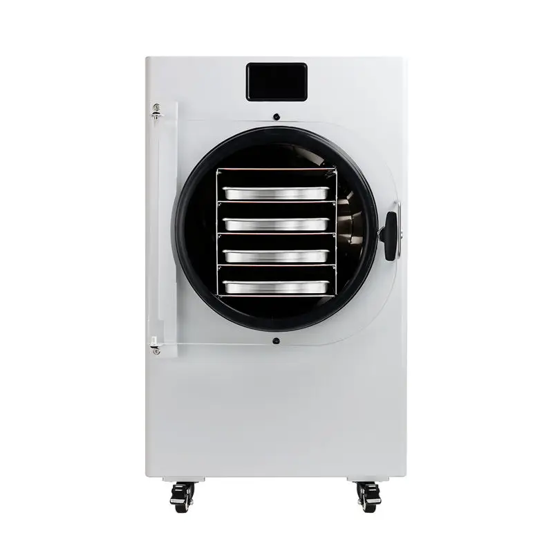 HELAXEN Electric Vacuum Freeze Dryer-Lab Industrial Use Digital Control LED Display Cordyceps Fruit Pet Treats Lyophilizer