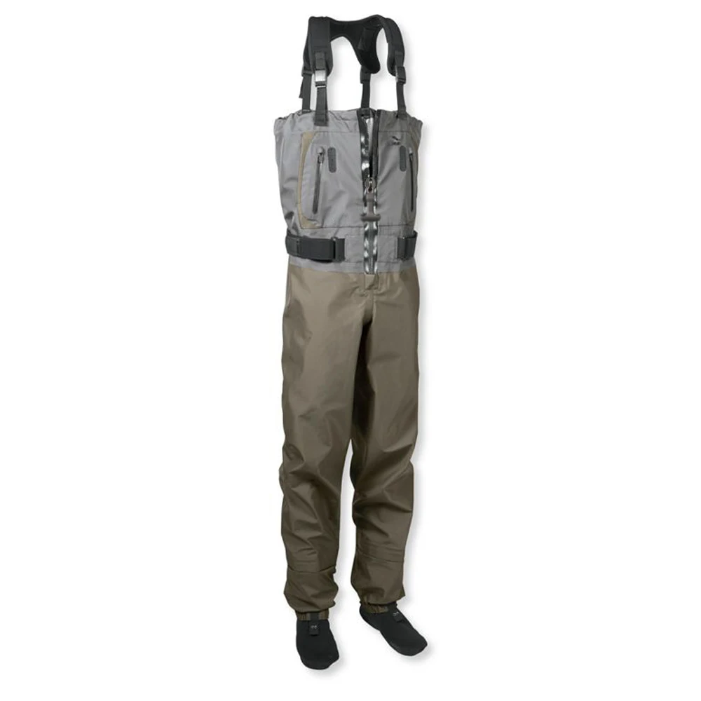 Waterproof Breathable Lightweight Chest Wader Hunting Fishing With Neoprene Stockingfoot