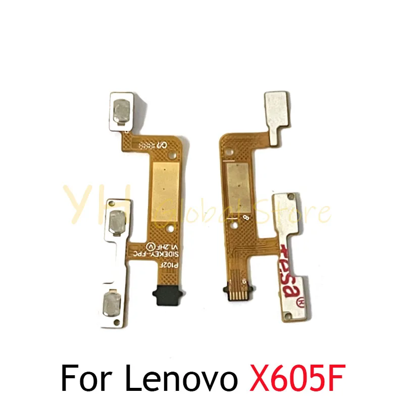 For Lenovo TAB TB-X605F X605 X505 X505F M N FC Power On Off Switch Volume Side Button Flex Cable