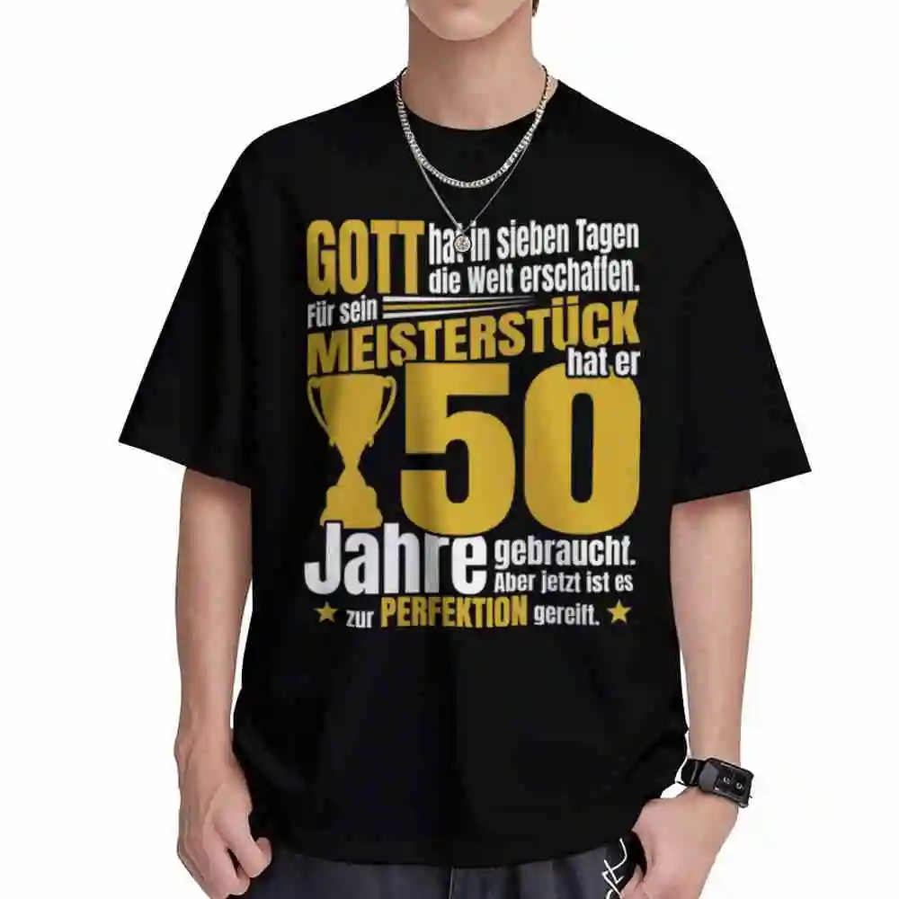 50 Geburtstag Geschenk Lustiges Short Sleeve Tee 100% Cotton T-Shirt
