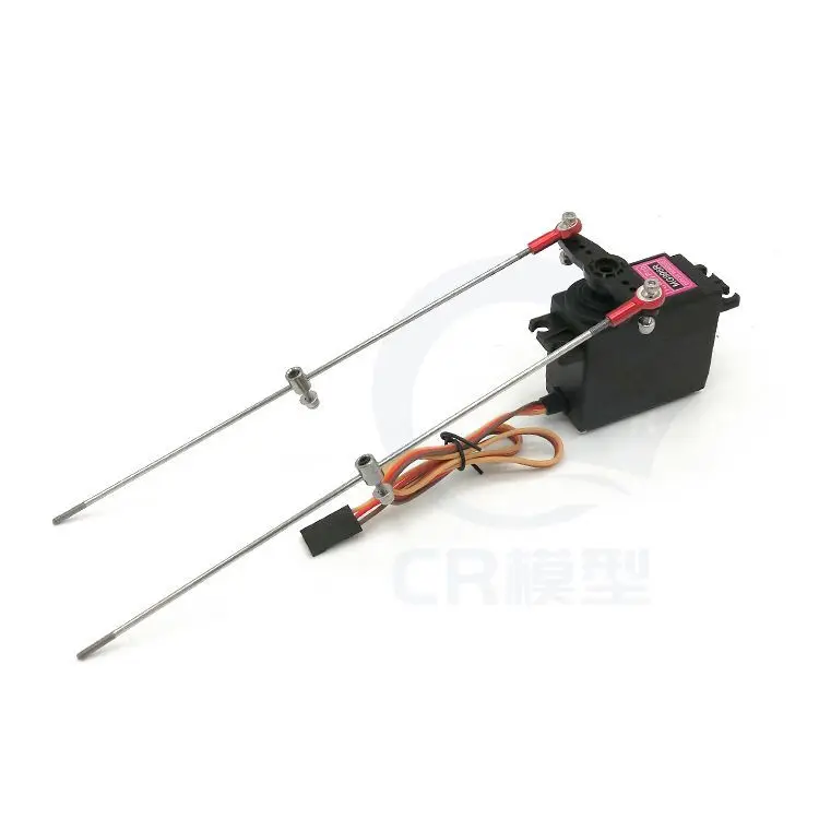 Full-Immersion Rudder Steering Tail  80mm Oversized Rudder High-Thrust Model Boat Swing-Steering Conversion Kit