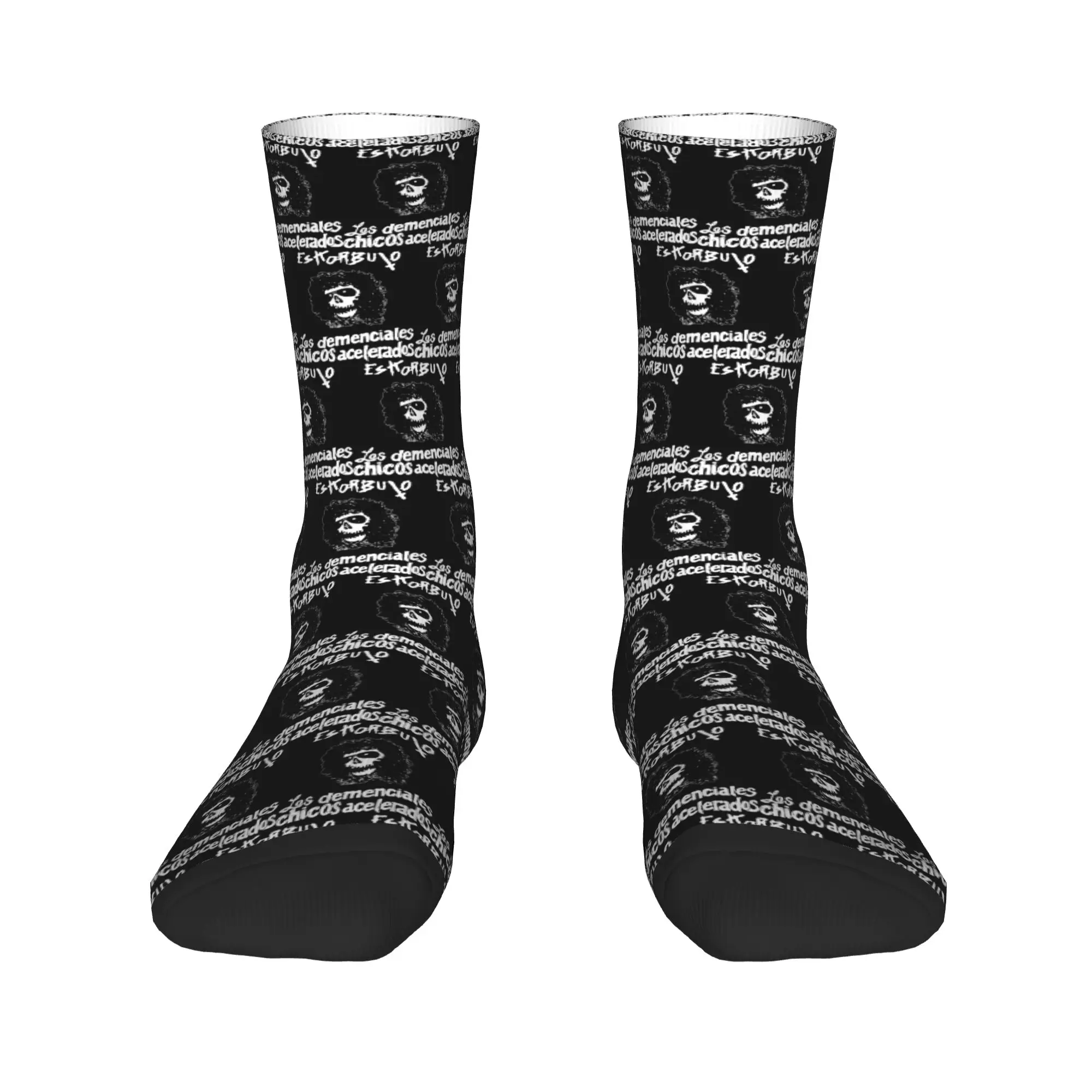 DEMENCIALS ESKORBUTO الشرير الصخرة الجوارب المضادة للانزلاق جوارب زوجين تنفس سكيت الجوارب الربيع العصرية تصميم الجوارب #2