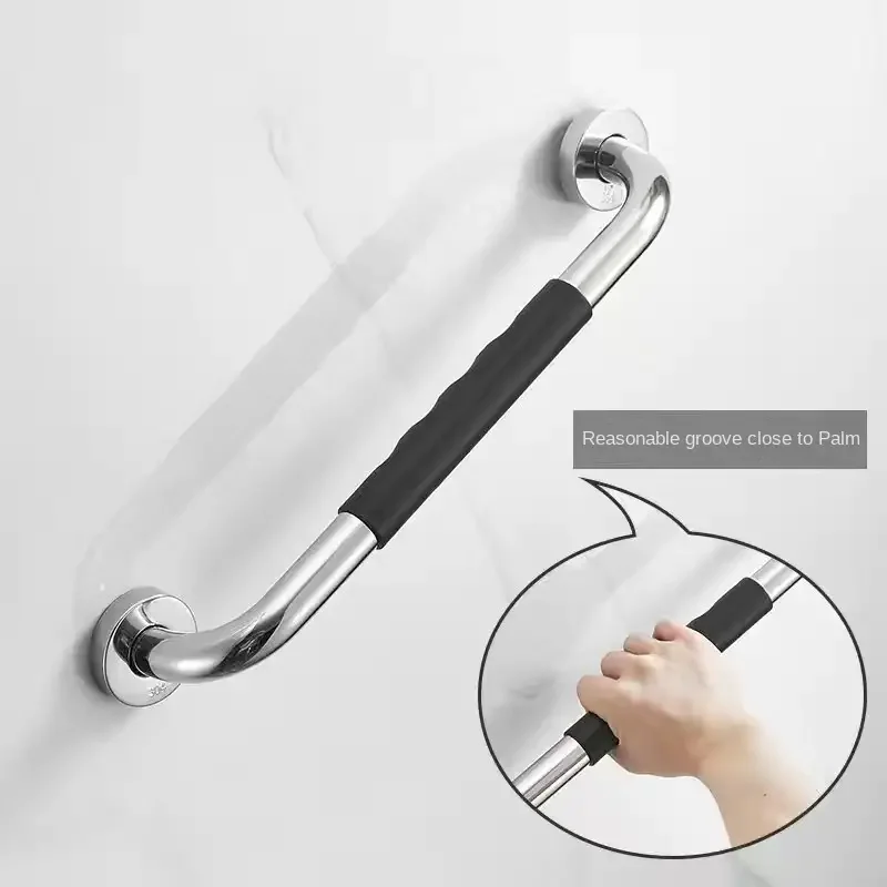 304 Stainless Steel Grab Bar Bathtub Shower Barrier-free Safety Railings Elderly And Disabled Anti-slip Handles Bathroom Tools