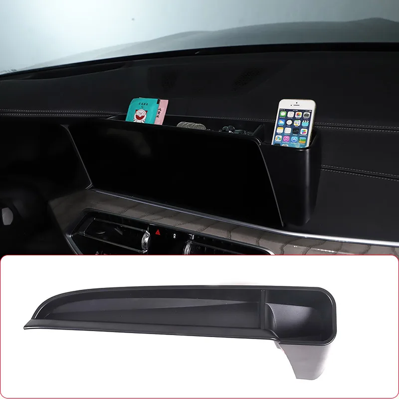 For BMW X5 X6 X7 G05 G06 G07 2019-2022 Car Central Control Navigation Screen Rear Storage Box Mobile Phone Tray Car Accessories