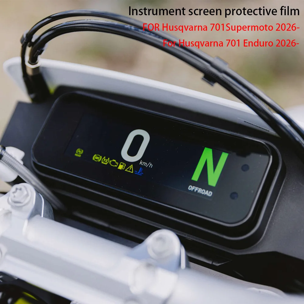 2026- Accessories Scratch Cluster Screen Dashboard New Motorcycle Protection Instrument Film For Husqvarna 701 Enduro/Supermoto