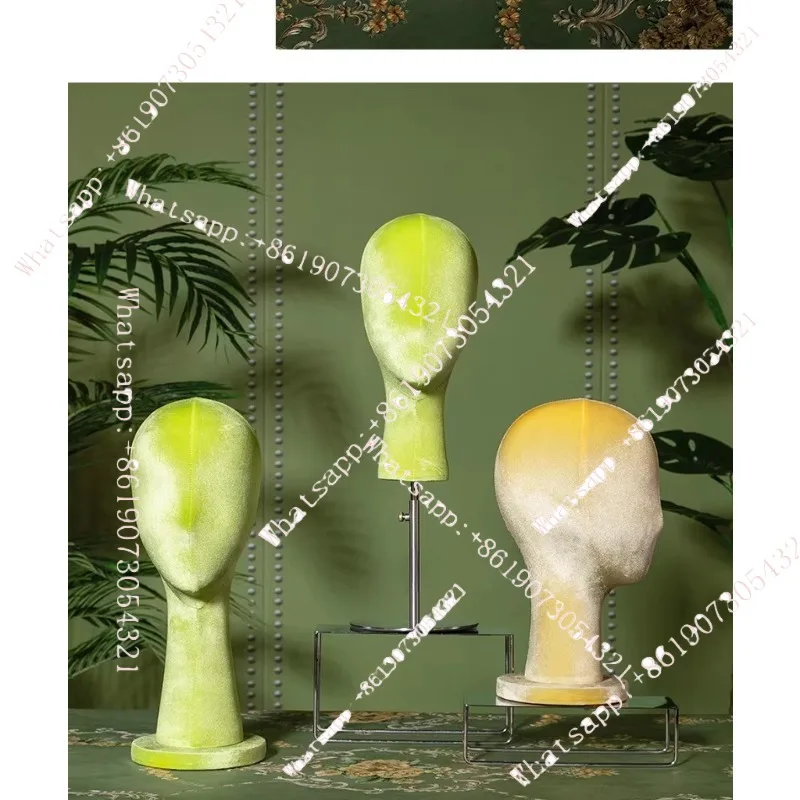 

Манекен-голова для демонстрации париков, шляп, очков, шелковых шарфов, украшений, с подставкой-держателем и подставкой-моделем для рук