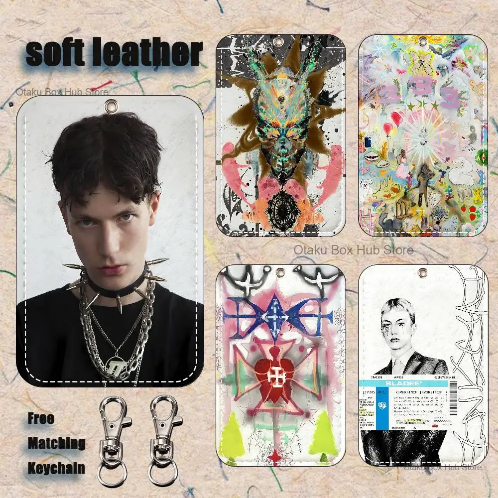 

B-Bladee 333 Eversince Holder Keychain For Bank Business Work Card Holder Student Card Protective Case Bus Card