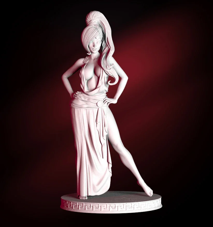 

1/24 75mm 1/18 100mm Resin Model Kits Pretty Girl Unpainted1/24 7.5cm Figurine Painted RW-193