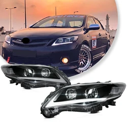 VLAND Led Daytime Running Light For Toyota Corolla 2011 2012 2013 Auto DRL Headlight Front Cover Fog Lamp Car Accessorie