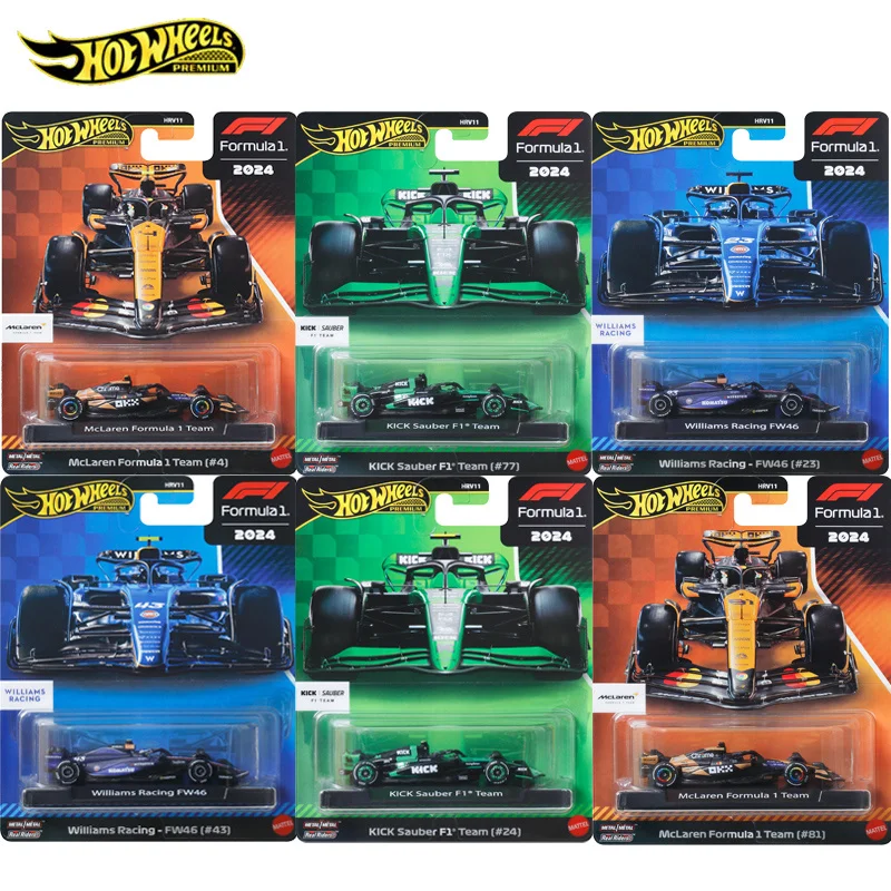 nuovo-hot-wheels-2025-1-64-f1-racing-premium-mclaren-sauber-williams-formula-1-scala-pressofusa-cars-edizione-limitata