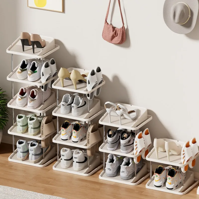 

Стеллаж для хранения обуви-органайзер для домашнего использования, гостиная, прихожая, стеллаж для пеленания обуви, угловой дверной проем, компактное решение для хранения