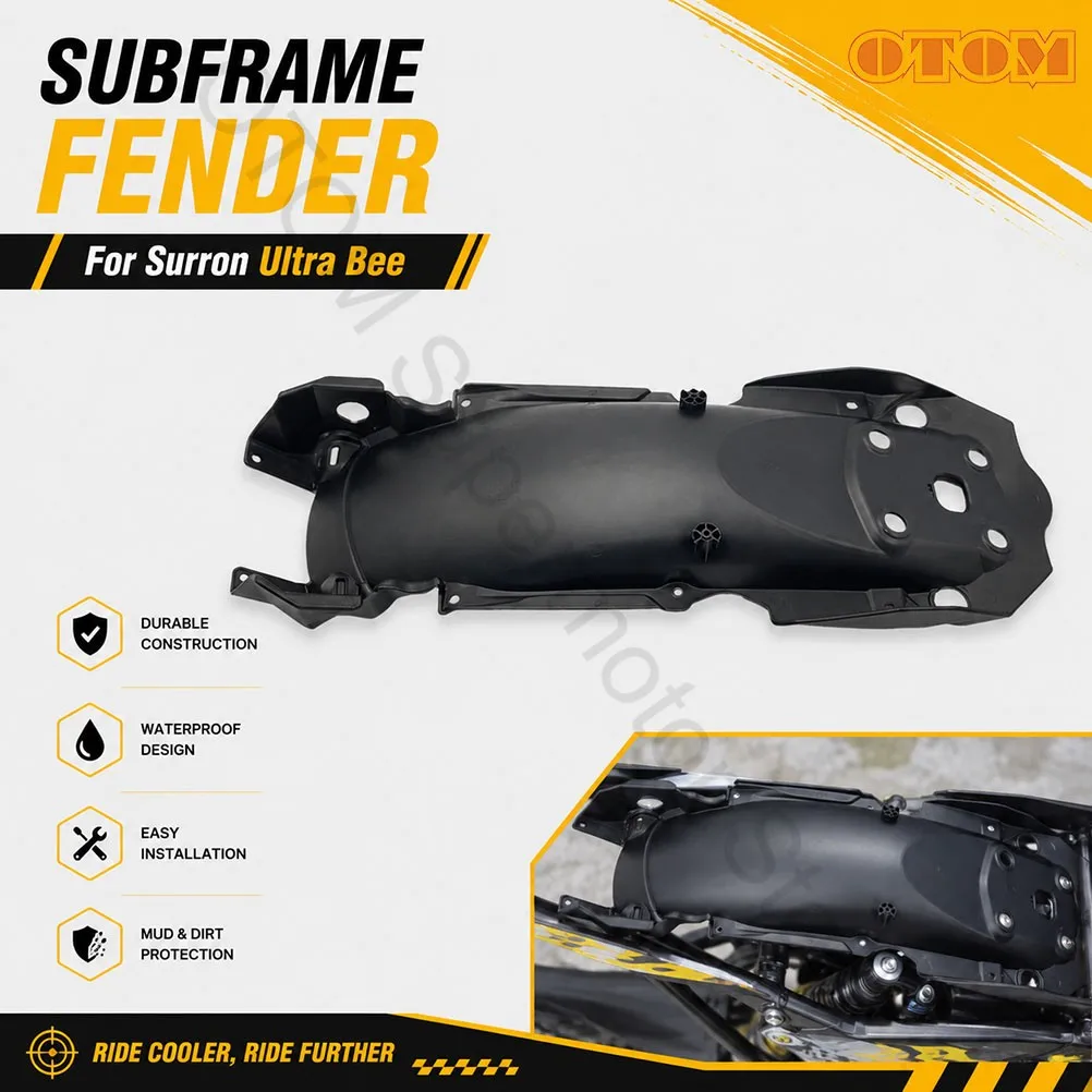 Für Surron Ultra Bee Motorrad-Hilfsrahmen-Schutzblech, Hinterer Schmutzschutz, Mittlerer Schmutzschutz für SUR-RON UltraBee Elektro-Crossbike