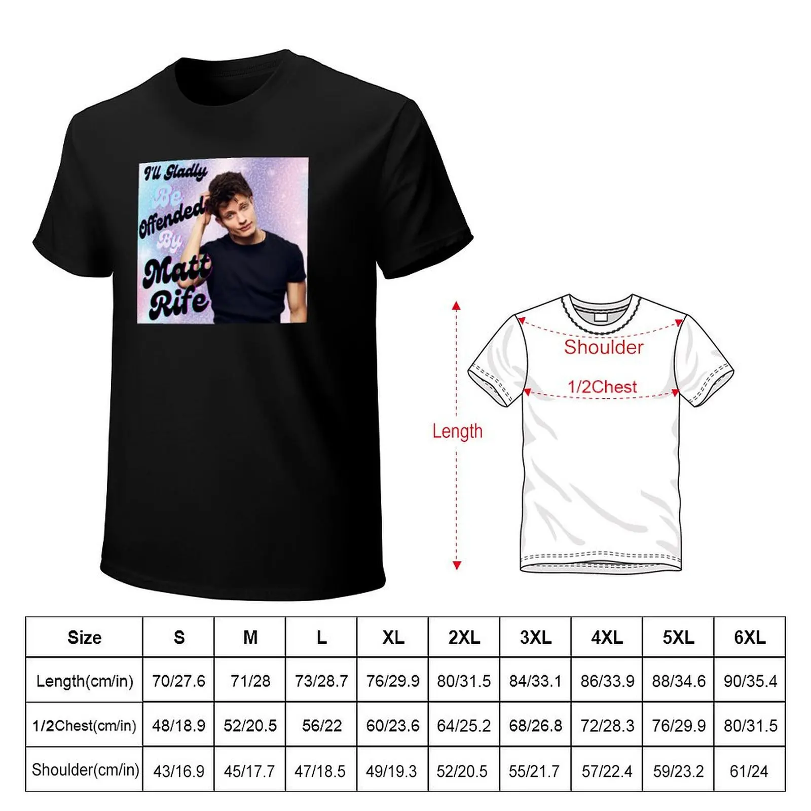I will gladly be offended by Matt rife Matt Rife funny T-Shirt Construction Work Tee Shirt