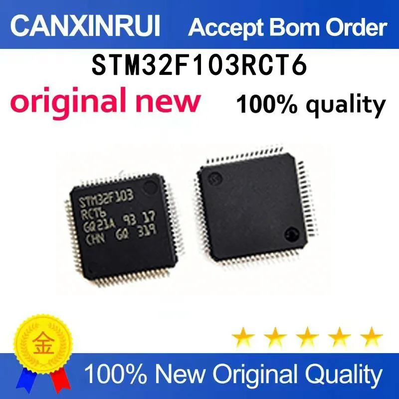 

(5pcs-100pcs）Brand new original STM32F103RCT6 LQFP64 spot chip STM32F103 RCT6