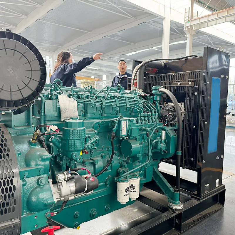 50KW 80KW 100KW 200KW Open-Frame Diesel Generator Weichai Engine Generator Emergency Power For Factory Commercial Customizable