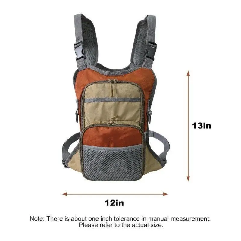 Outdoor Multi-functional Waterproof Fishing Chest Bag Lightweight Large-Capacity Tackle Vest Storage for Fly Fishing view 6