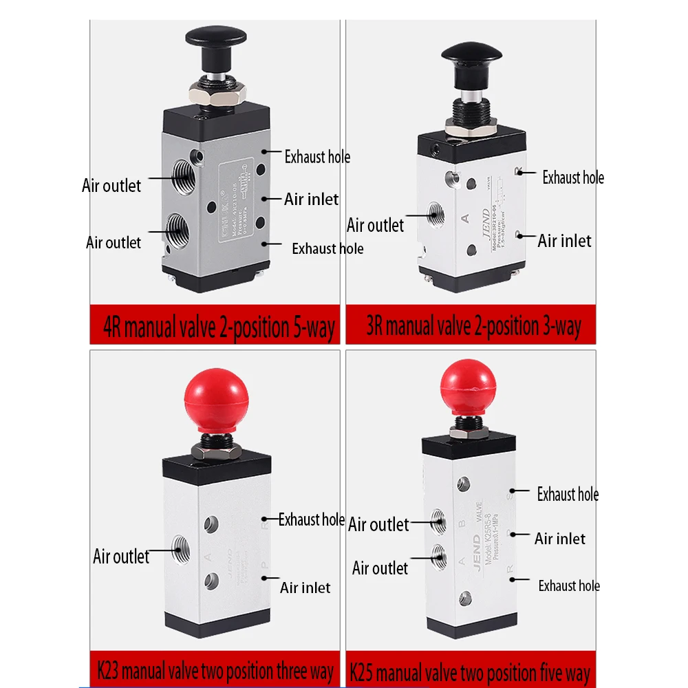 Pneumatic switch manual valve 4H210-08, two position five way hand lever valve 4R210-08, cylinder switch 4H310-10