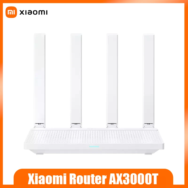 

Xiaomi Router AX3000T Wi-Fi 6 Gigabit Port Mesh Networking 4-Channel Signal Amplifier Gaming Acceleration Large-Area Coverage