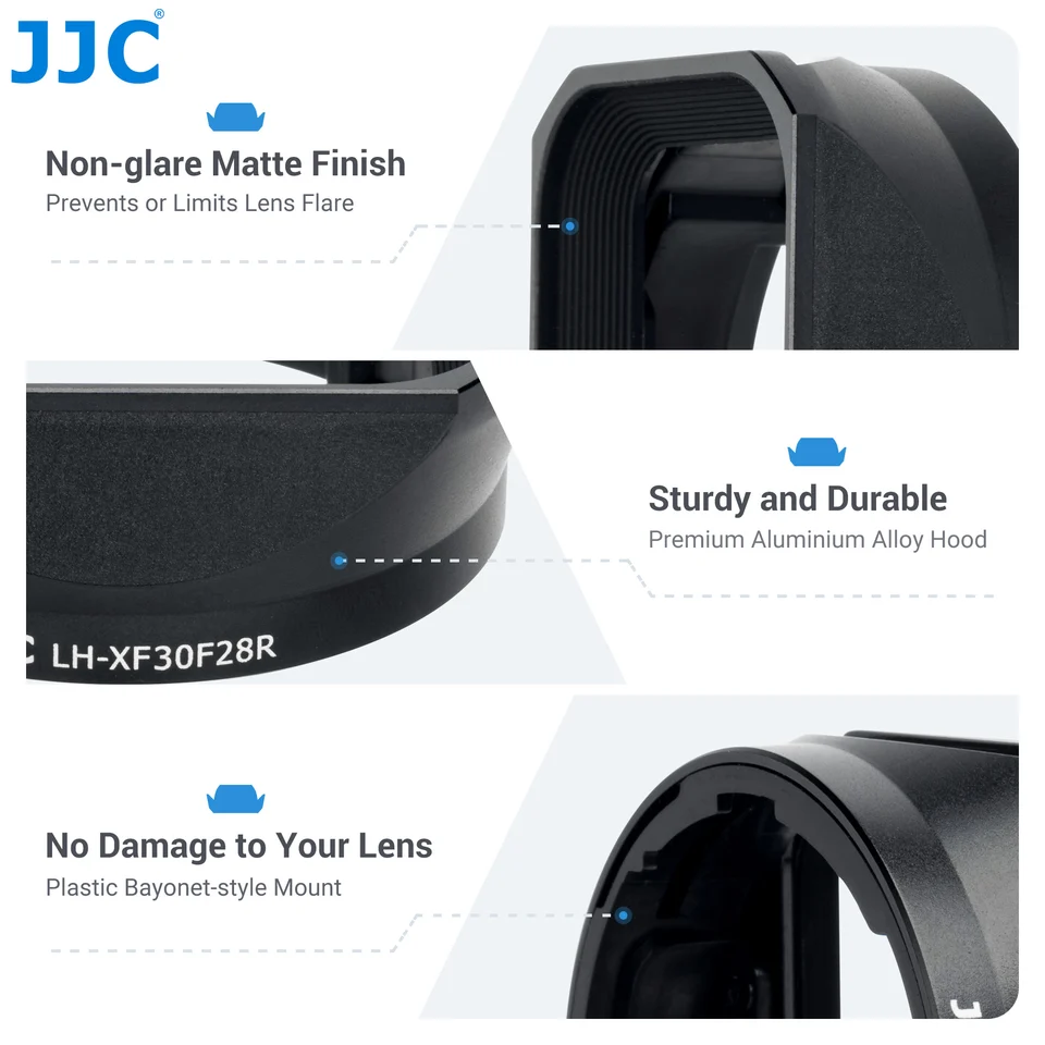JJC Metal Lens Hood for Fujifilm XF 30mm f/2.8