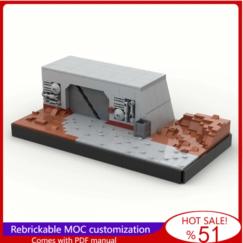 

443 PCS MOC Customize Space Battle Series Clone Base Pedestal Puzzle Model DIY Assembly Education Originality Kid Toys Xmas Gift