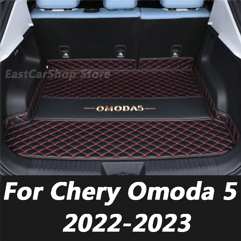 

Коврик для багажника для Chery Omoda 5 2022 2023, кожаный коврик для багажника