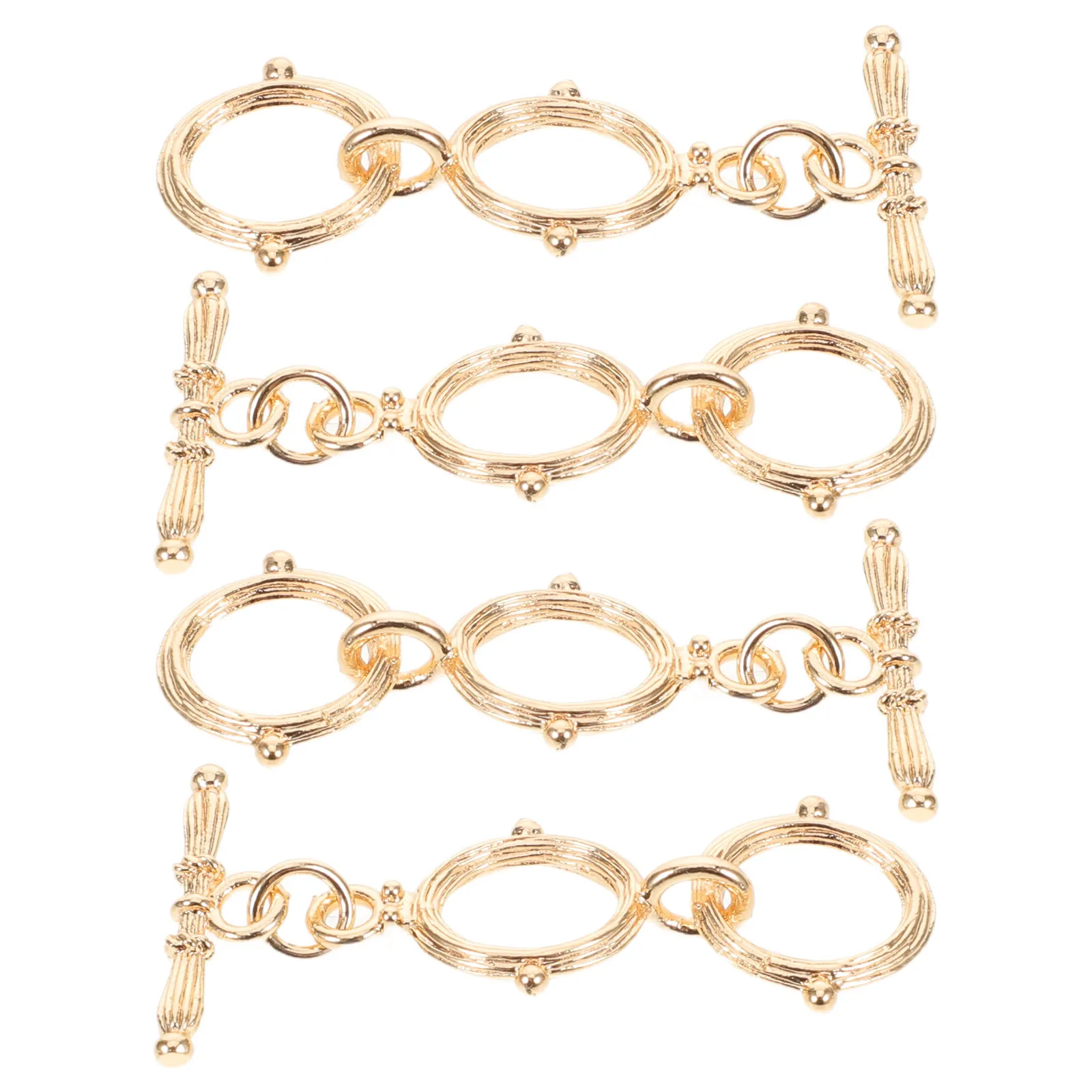 

Necklace Extender DIY Bracelet Clasps Decorative Toggle Chain Extensions for Necklaces Handmade Jewelry Findings Craft Buckle