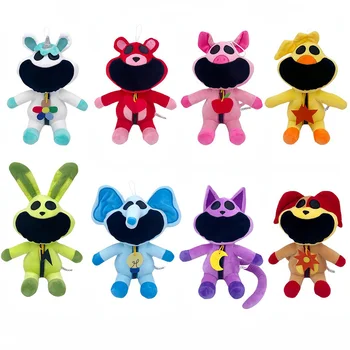 고양이 봉제 인형 장식, 귀여운 봉제 인형 선물, 웃는 고양이 봉제 장난감, 홉스카치 캣닙 베어허그