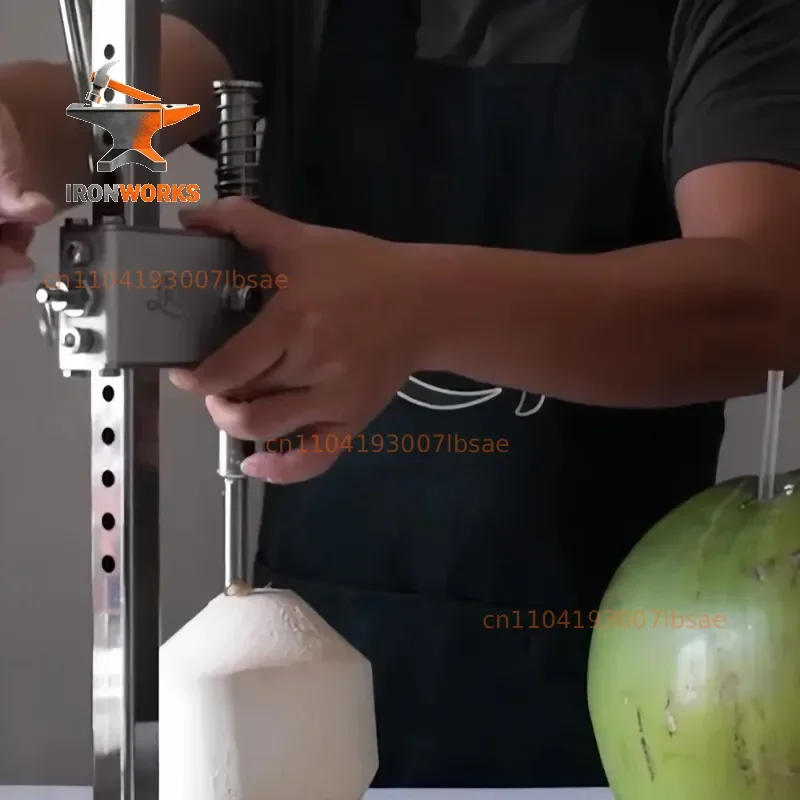 Coconut Holes Opening Machine Manual Coconut Shell Opener Coconut Water Driller Kitchen Tools