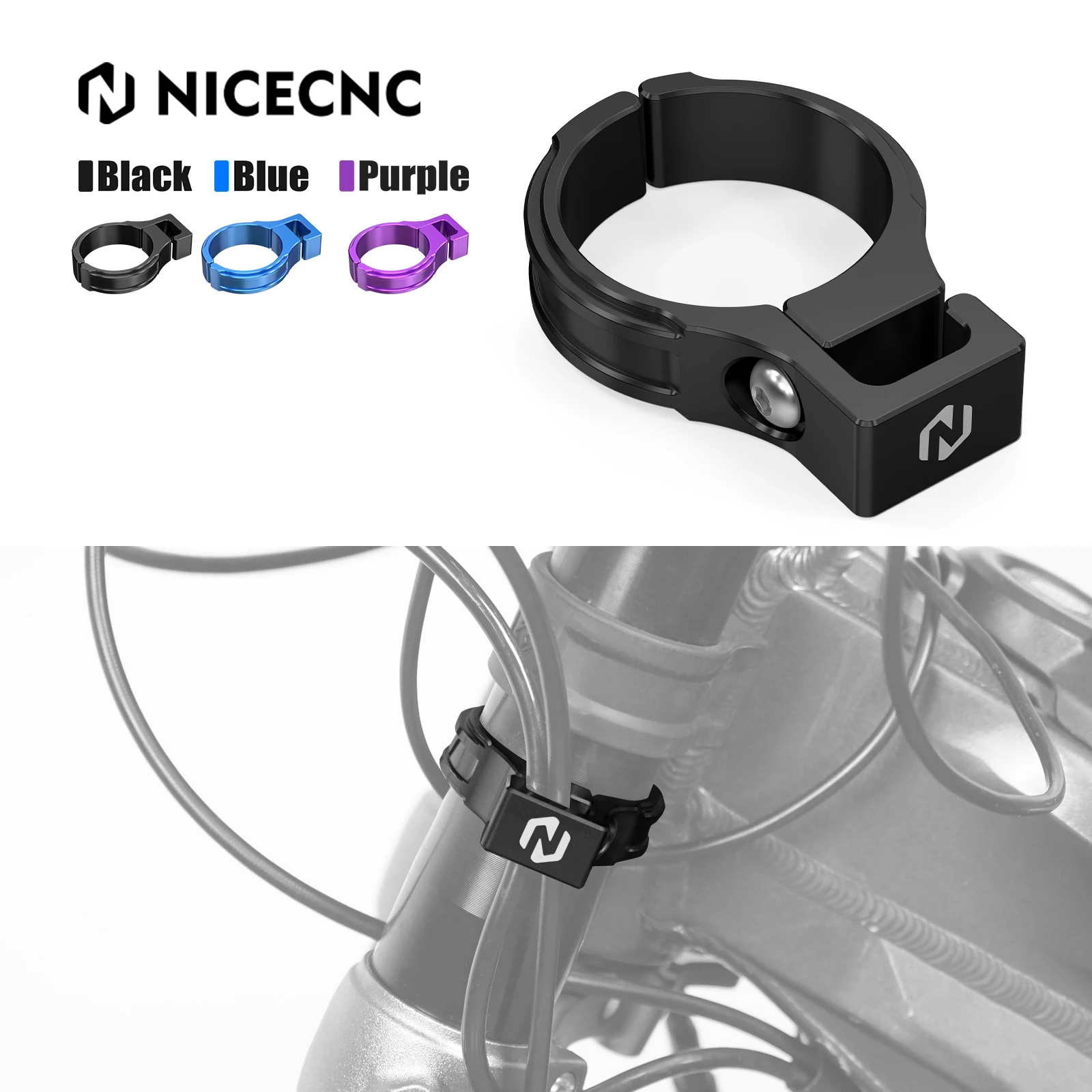 

For Sur-Ron light bee X S L1E Segway X160 Segway X260 Surron light bee X S L1E Sur ron NiceCNC Front Fork Hose Brake Line Holder