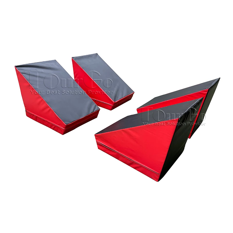 Gymnastics Equipment Ninja System Mat Indoor Playground Soft Play Parkour Blocks Free Running Ninja Slant Steps for Kids