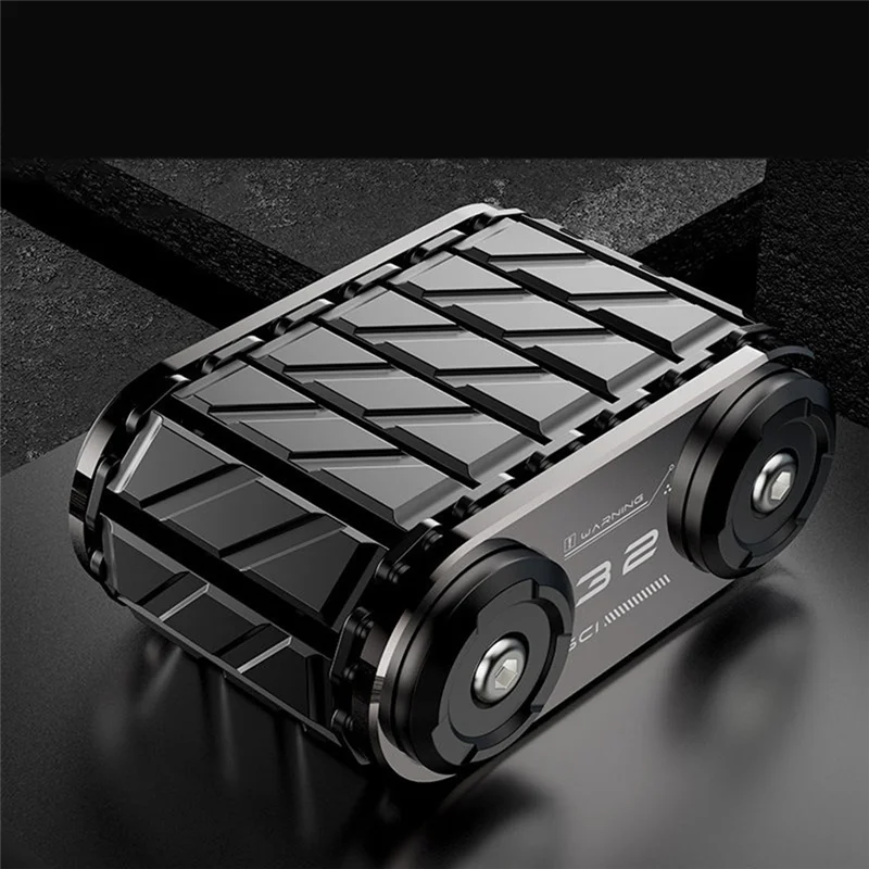 A30F-Fidget Roller Tank  For Stress Relief - Metal Ratchet Fidget  For Anxiety - Desk  For Adults & Kids