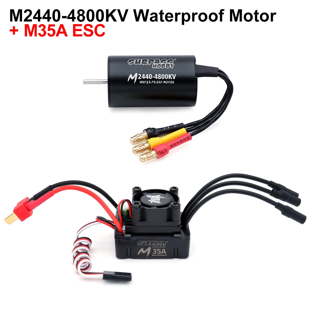 

SURPASS HOBBY RC бесщеточный двигатель M2430/2435/2440/2838/2845/540/3650/3660 M35A/45A/60A ESC для 1/10 1/12 1/14 1/16 1/18 RC Car