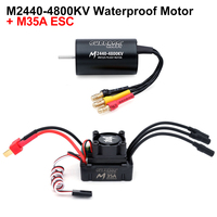 SURPASS HOBBY RC Brushless Motor M2430/2435/2440/2838/2845/540/3650/3660  M35A/45A/60A ESC For 1/10 1/12 1/14 1/16 1/18 RC Car